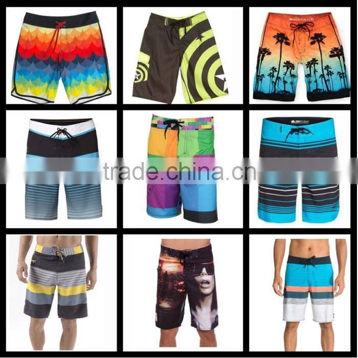 high quality Mens beachwear 100% Poly Lightweight Boardshorts cool boardshorts