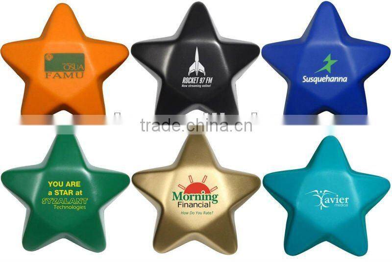 gift PU foam peanut stress toy ball