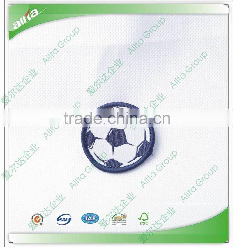Direct Factory 3d soccer embroidery patch custom