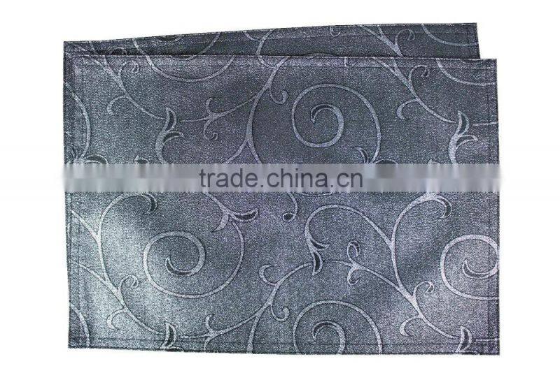 Hot Sale 100% Polyester Jacquard Dining Custom Made Placemats