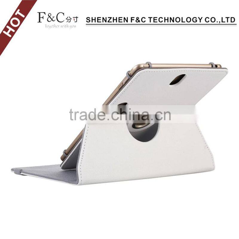 2016 custom made Universal case for 10.1 inch tablet pc with camera hole and belt 360 rotating case
