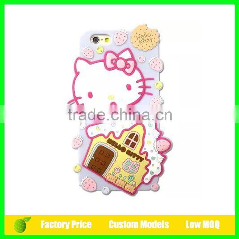 Cross stitch DIY silicone phone case for iphone/for samsung/others