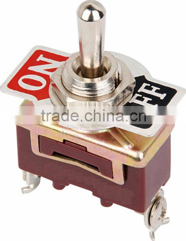 Free Sample 3 Pin ON OFF automotive toggle switch