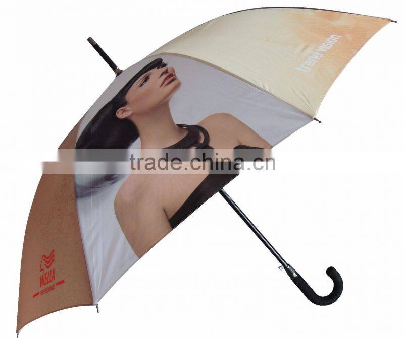 promotional straight umbrella with full printing