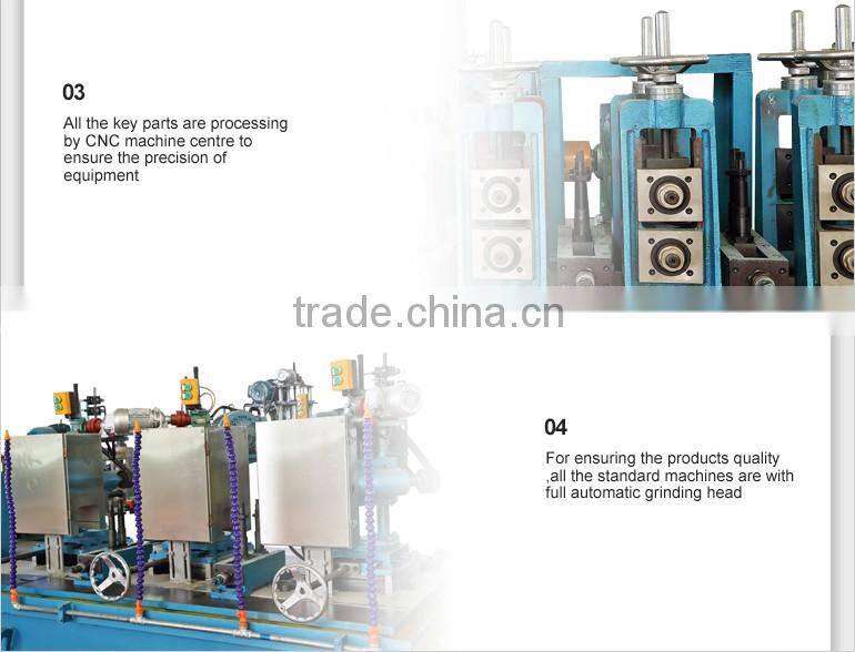 High performance decorative stainless steel pipe making machine