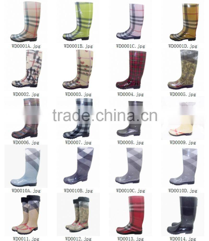 High Heel Rain Boots