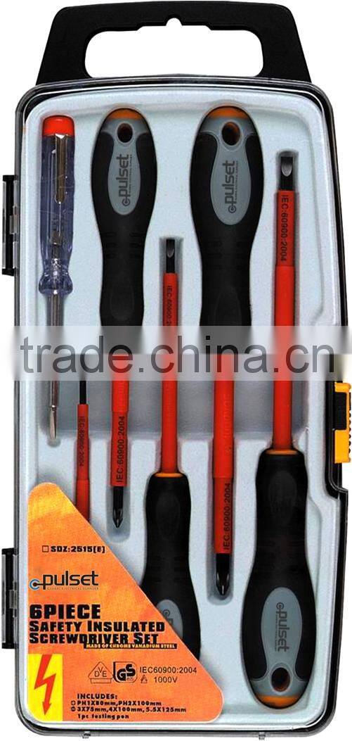 Safety Electrical magnetic Phillip screwdriver set GS VDE Approval