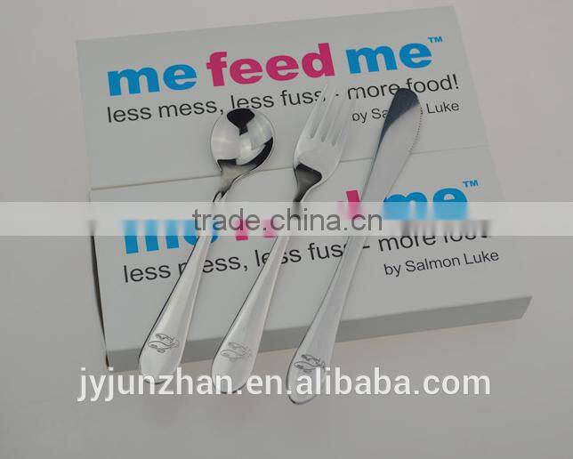 18/10 Stainless steel baby knife, safe knife made by Junzhan Factory directly