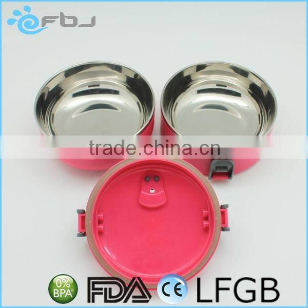 Tableware Set Stainless Steel 2 Layer Thermal Insulation Lunch Box with Seal Lock