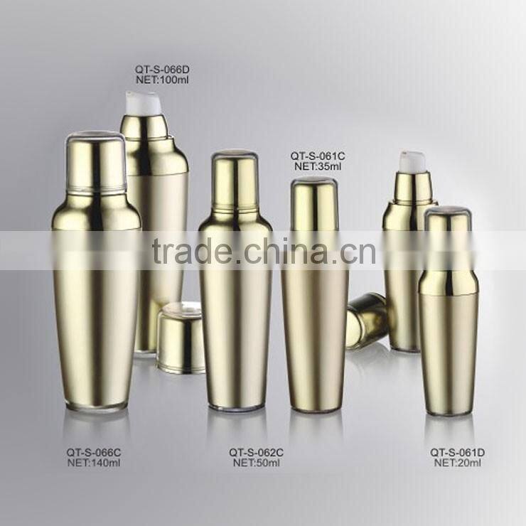 Distinctive Design Plastic Cosmetics Empty Jar for Packaging Acryl Oval Series