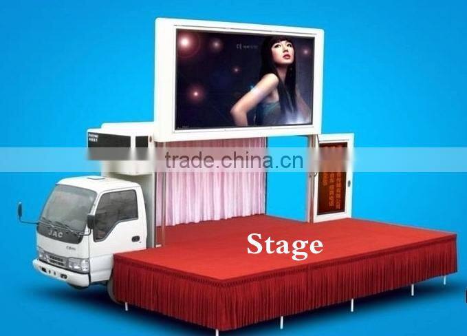 LED mobile truck outdoor advertising roadshow truck outdoor P10 big screen presentation