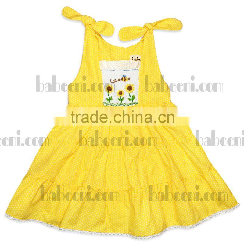 Rabbit and carrot sun hand smocked dresses