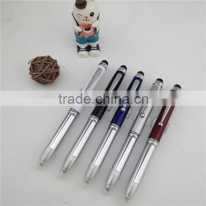 promotional tip light ball pen , led torch light pen