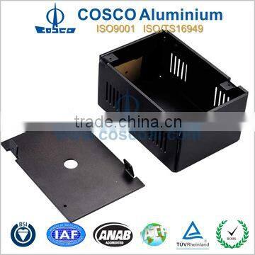 Anodized Extruded Aluminium Box with CNC processing
