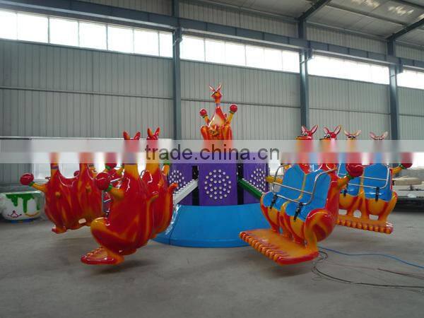 New amusement park rides,rotating crazy flying car rides