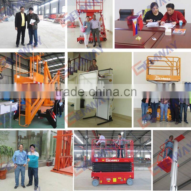 Easy installation outdoor vertical handicap wheelchair lift for disabled