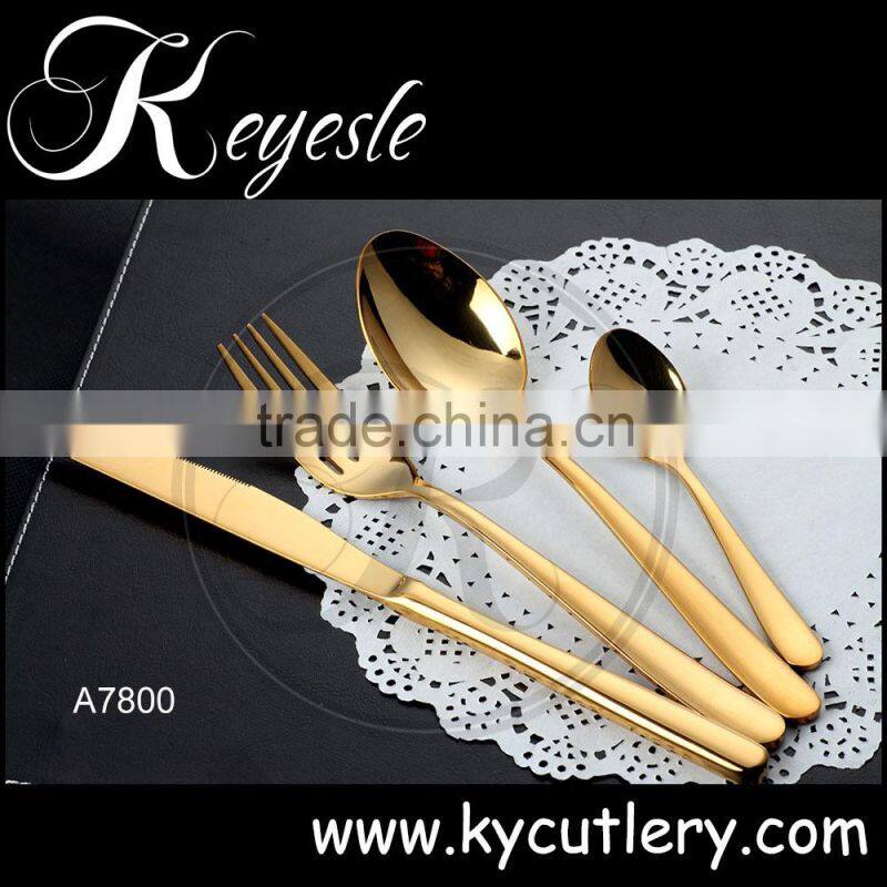 wedding metal cutlery, wedding stainless steel cutlery set