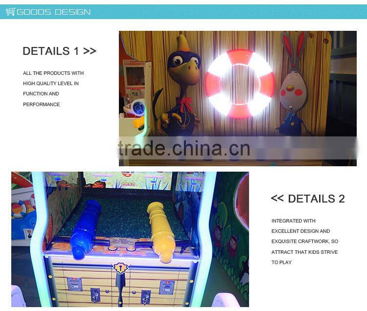 Amusement indoor children commercial arcade shooting fish game machine