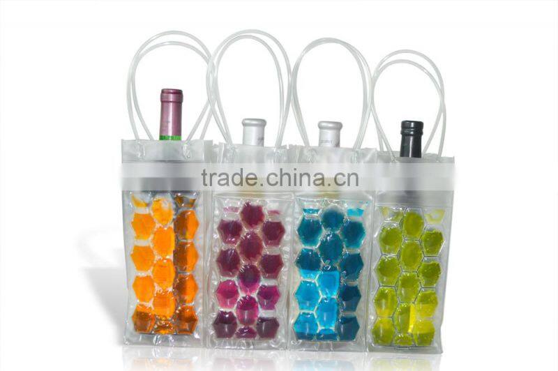 Ice Chiller Freezable Carrier for Wine Bottle