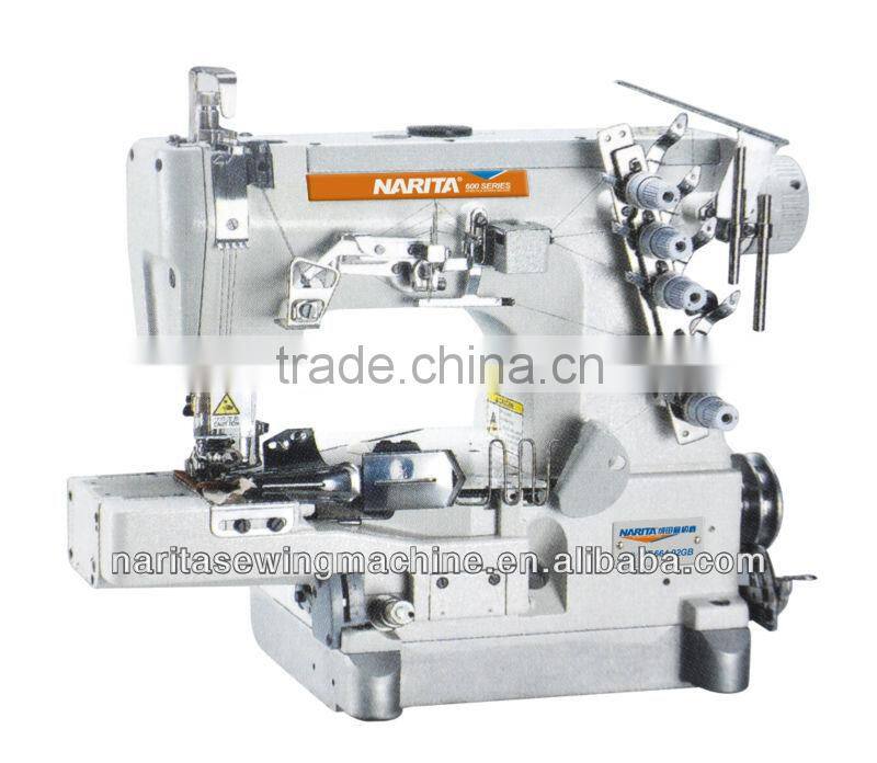 NT 664-02BB interlock for sewing rolled-edge high speed small flat-bed interlock Sewing Machines for sewing ROLLED-EDGE