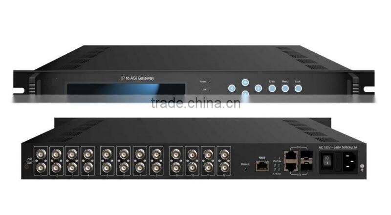 Digital Headend IP Gigatits Gateway work with IPTV Server