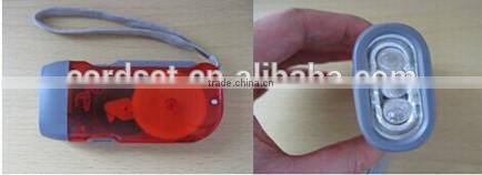 2PCS LED hand crank flashlight