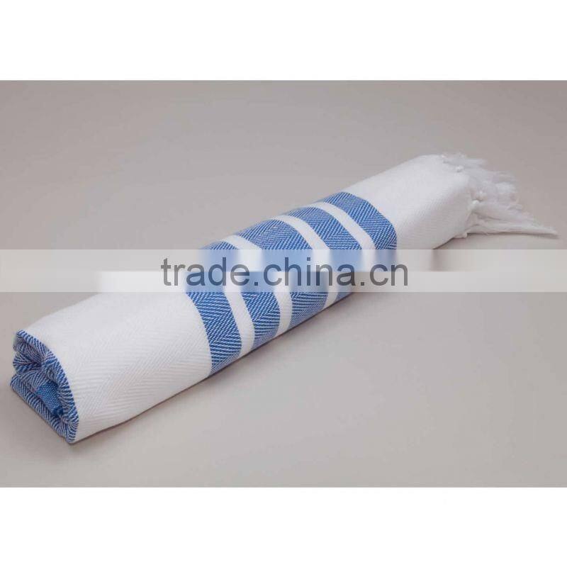 High qulity turkish style towel beach towel 100% cotton fouta towel