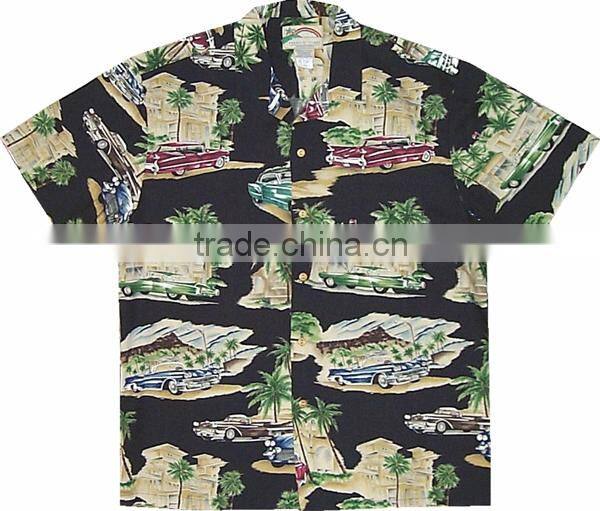 modern short sleeve/full sleeve beach shirt fabric for short sleeve/full sleeve beach shirt