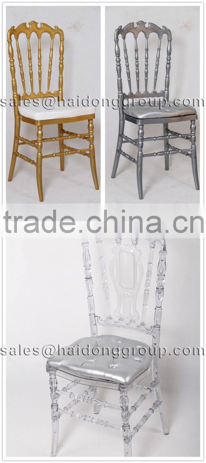 Transparent Resin Chiavari Royal Chair
