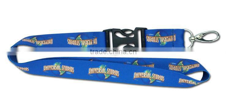 Custom nylon offser printed woven lanyard