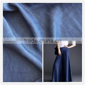 4.5oz high quality tencel denim fabric for shirt