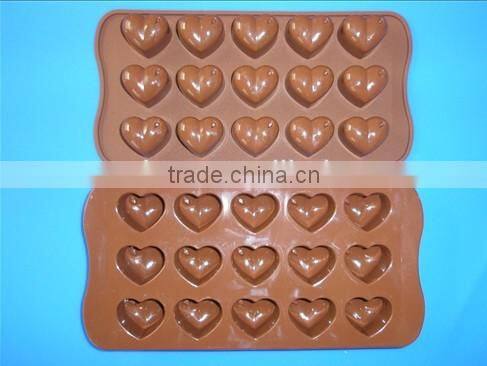 FDA/LFGB/SGS approved high quality 3 kinds flower shape chocolate mold