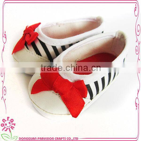 Sampling Doll shoes for 18 inch Vinyl doll shoes in stock
