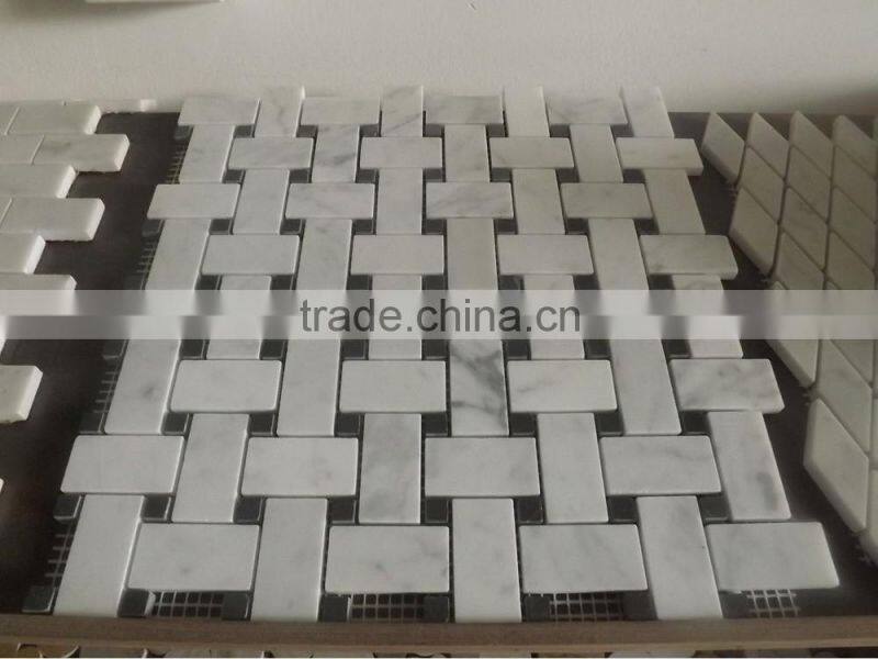 Carrara Chite Marble Mosaic, marble stone mosaic