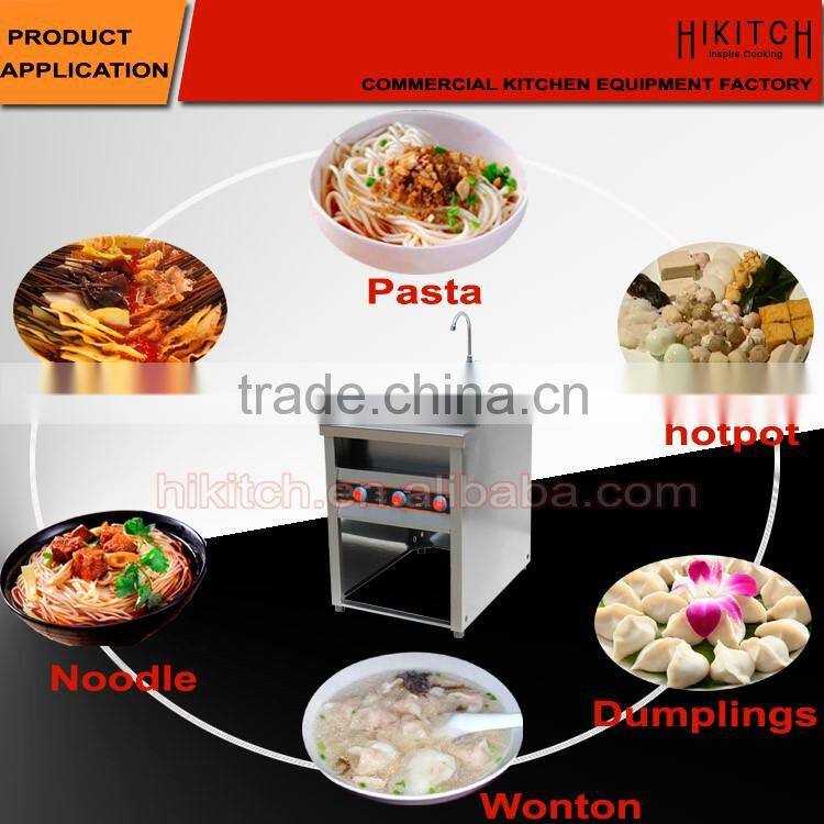 Stainless steel Freestanding 9-basket Electric Convection noodle cooker