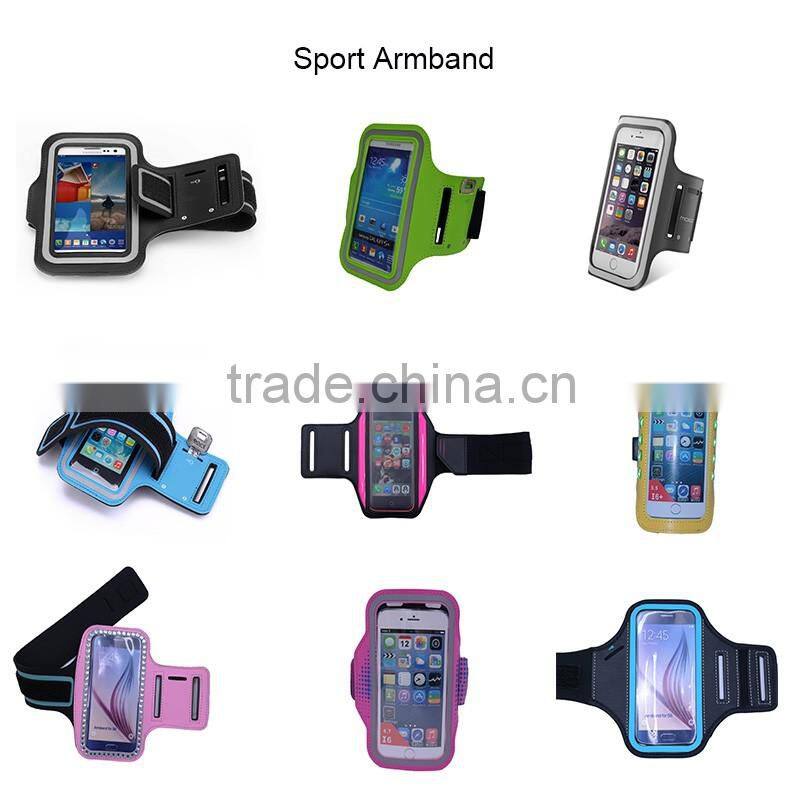 Custom outdoor waterproof sweat resistant sport reflective arm band