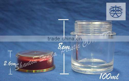 pill acrylic bottle with screw cap, heal care pill acrylic bottle, acrylic bottle for pharmaceutical used, high quality