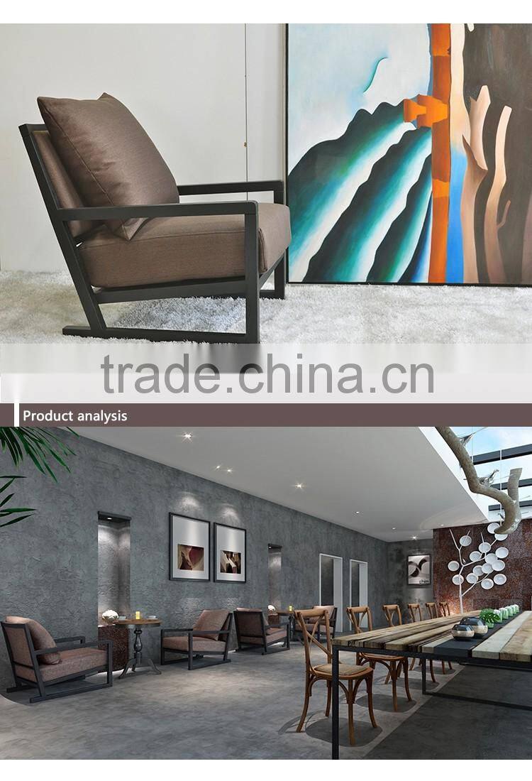 Hot Sale oak wood leisure chair modern lounge chair lazy man armchair