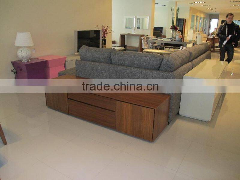 Living room furniture TV cabinet in walnut