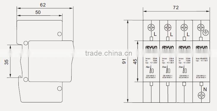 Electric discharge device SPD
