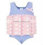 pink cute kids inflatable swimwear