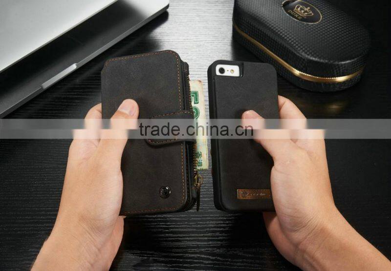 New Arrival Factory Price 2 in 1 Wallet Phone Case For Iphone 5/5s