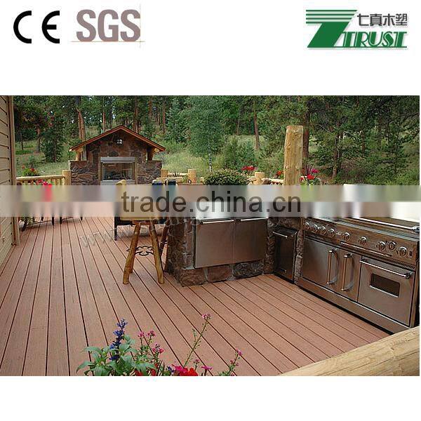 Co-extrused WPC composite decking