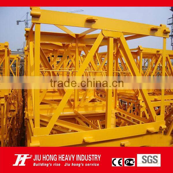 Supplier of CE,ISO certificated Beijing Jiuhong Brand TOPKIT/Topless/flat top QTZ tower crane