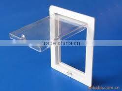new product plastic clamshell instrument box with lock hole