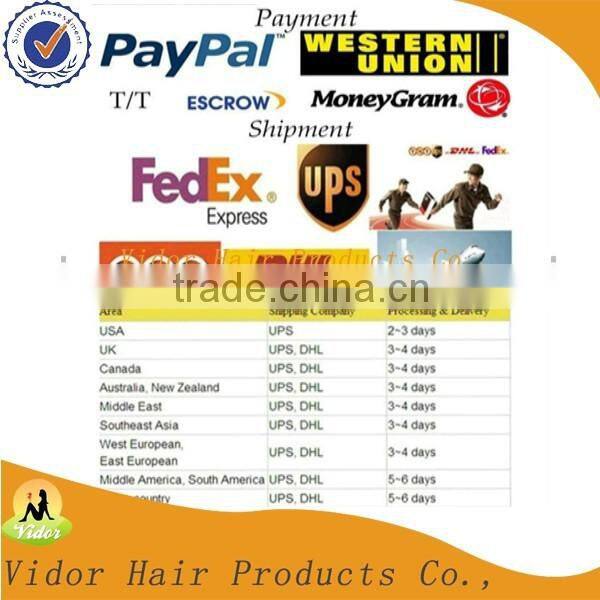 Cheap Pretty Human Hair Top Quality 7A 100% virgin remy brazilian human hair extension