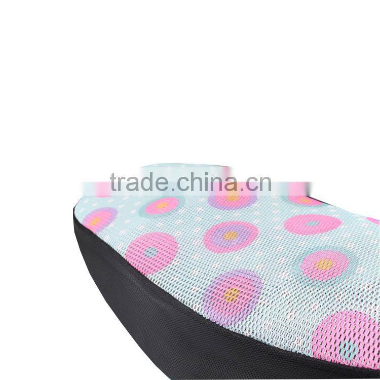 Half mesh motorcycle seat cover with round printing scooter waterproof seat cover