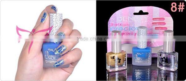 Hot new arrvail Denesy crack nail paint varnish set
