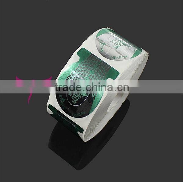 Nail Art Gel Extention c curve nail form,C Curve Nail Form for acrylic gel,for beauty nail paper
