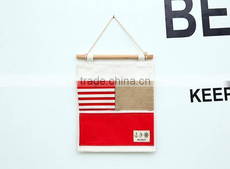 2015 new Creative home decoration Cloth art wall-mounted multipurpose storage bag